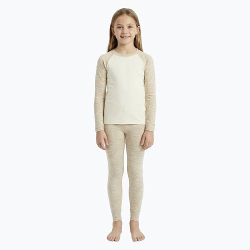Детски комплект термо бельо WOOLCANO Merino SET0982 beige