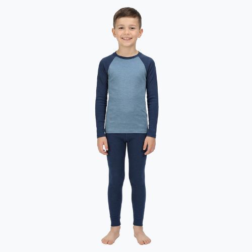 Детски комплект термо бельо WOOLCANO Merino SET0982 blue