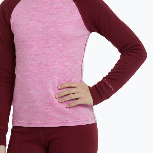 Детски комплект термо бельо WOOLCANO Merino SET0982 purple