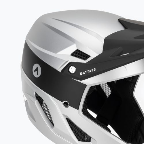 Велосипедна каска ATTABO State 1.0 full face silver