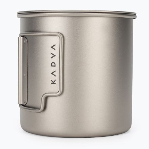 Туристическа чаша KADVA titanium ultralight gray