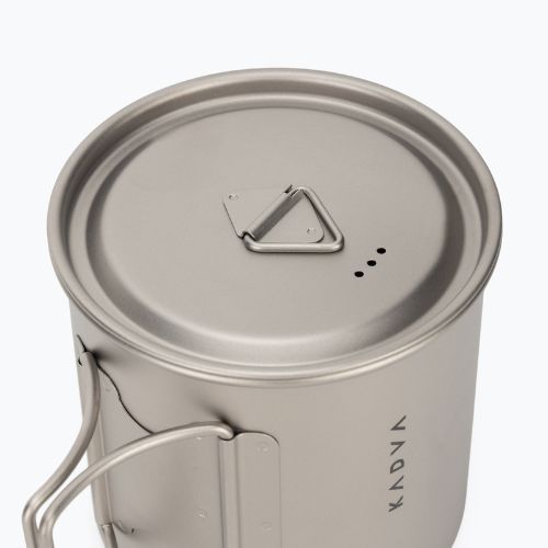 Туристическа чаша KADVA titanium ultralight gray