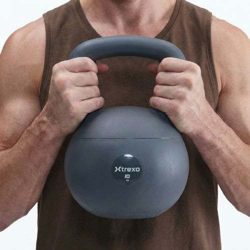 Мек кетълбел XTREXO 10 kg сив
