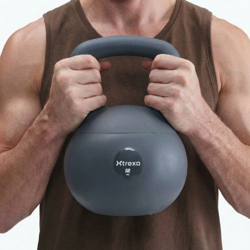 Мек кетълбел XTREXO 12 kg сив