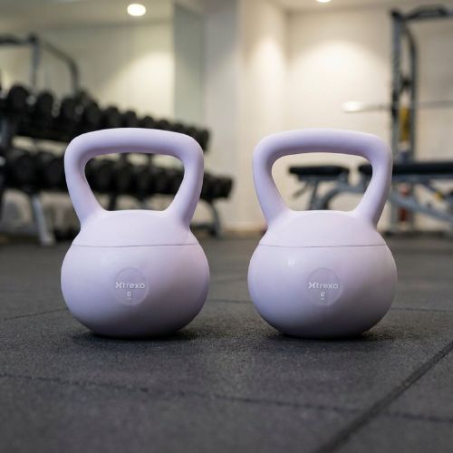Kettlebell SOFT XTREXO 6 кг лилав