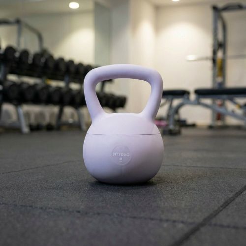 Kettlebell SOFT XTREXO 8 кг лилав