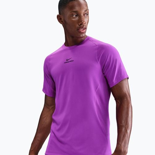 Мъжка тениска за тренировка Nike Pro Training Dri-Fit vivid purple/black