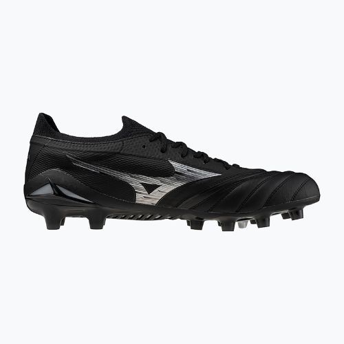 Мъжки футболни обувки Mizuno Morelia Neo IV β Elite FG black/galaxy silver/black