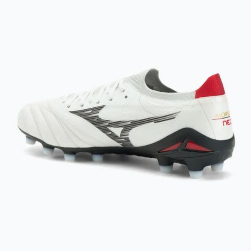 Мъжки футболни обувки Mizuno Morelia Neo IV Β Elite MD white/black/chinese red