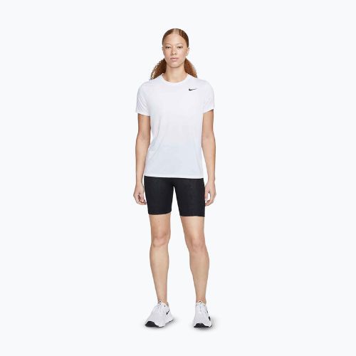 Дамска тениска за тренировка Nike Dri-Fit white/ black