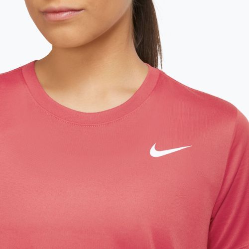 Дамска тениска за тренировка Nike Dri-Fit sea coral/ white