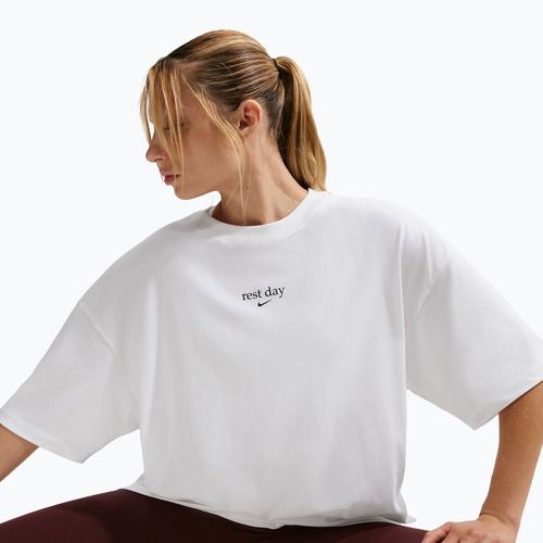 Дамска тениска Nike Dri-Fit white/black/black