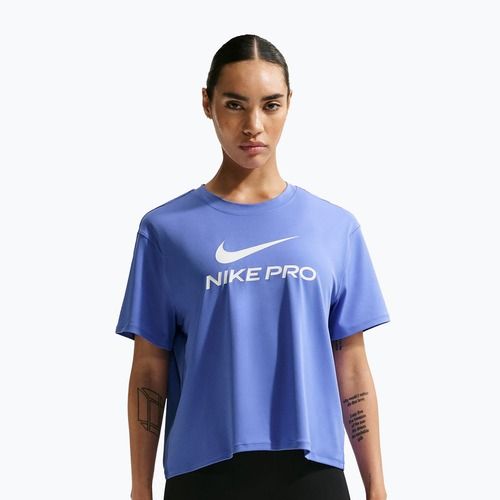 Дамска тениска за тренировка Nike Pro Dri-Fit Loose sapphire/white
