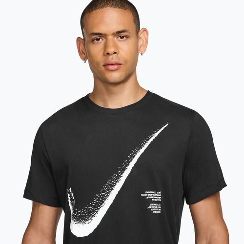 Мъжка тениска за тренировка Nike HBR Dri-FIT black/white