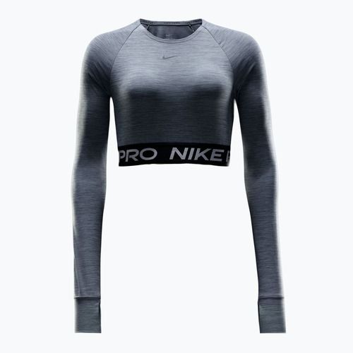 Дамски топ с дълъг ръкав за тренировка Nike Pro 365 Dri-Fit smoke grey/heather