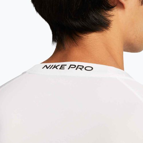 Мъжка тениска за тренировка Nike Pro Dri-Fit Tight Fitness white/black
