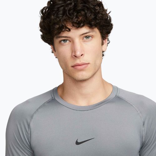 Мъжка блуза с дълъг ръкав за тренировка Nike Pro Dri-Fit Tight Fitness smoke grey/black