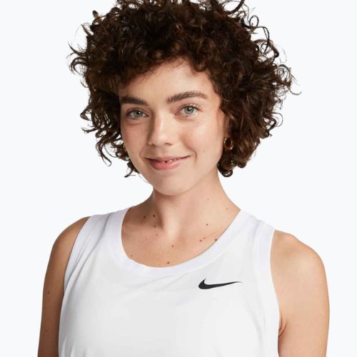 Дамска тениска за тренировка Nike Dri-Fit Racerback white/black