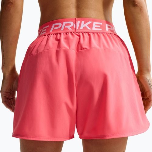 Дамски шорти за тренировки Nike Pro Dri-Fit Mid-Rise Brief-Lined 3“ sea coral/white