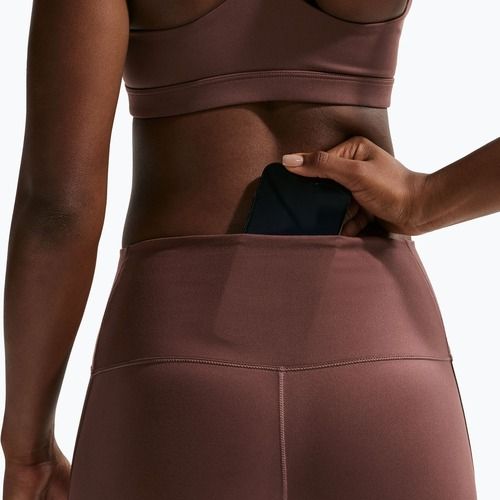 Дамски шорти Nike One Biker 5“ light chocolate