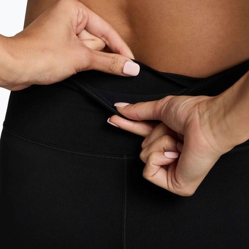 Дамски шорти Nike One High-Waisted Biker 5„ black/white