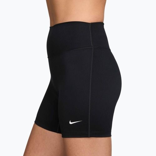 Дамски шорти Nike One High-Waisted Biker 5„ black/white