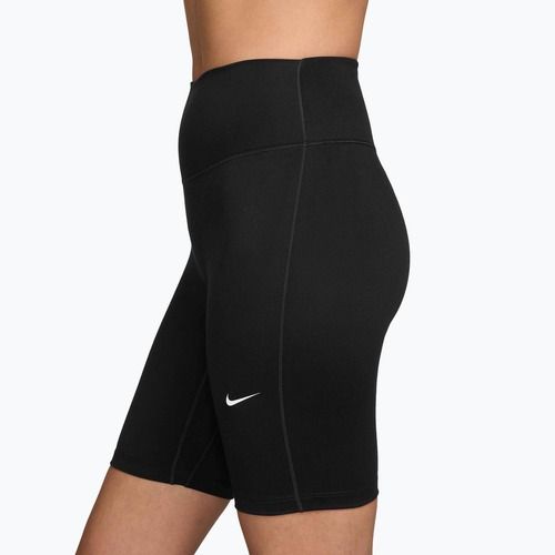 Дамски шорти Nike One High-Waisted Biker 8“ black/white