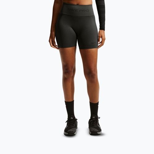 Дамски шорти Nike Pro Seamless High-Waisted Biker 5" dark smoke grey