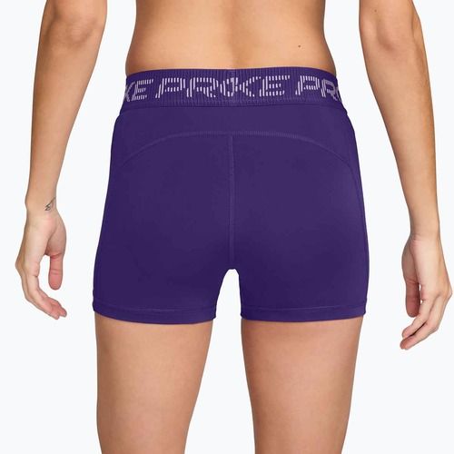 Дамски шорти Nike Pro Mid-Rise Biker 3" court purple/doll/white
