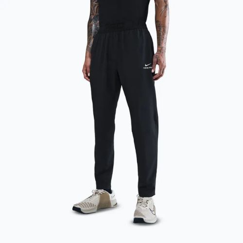 Мъжки панталони Nike Pro Training Dri-Fit черно/бяло