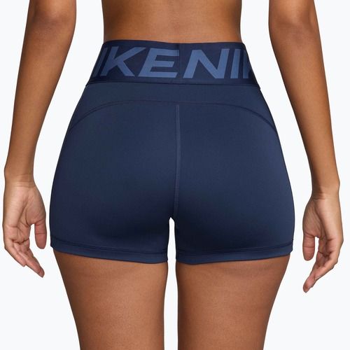 Дамски шорти Nike Pro Sculpt High Waisted 3" Biker midnight navy/white