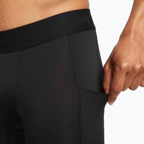 Мъжки шорти за тренировка Nike Pro Dri-Fit Fitness Long black/white