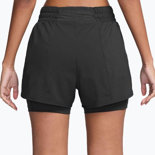 Дамски шорти Nike One Dri-Fit High-Waisted 3“ 2In1 black/white