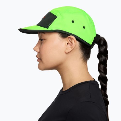 Шапка с козирка Nike Dri-Fit Fly electric green/black spruce/hot lava