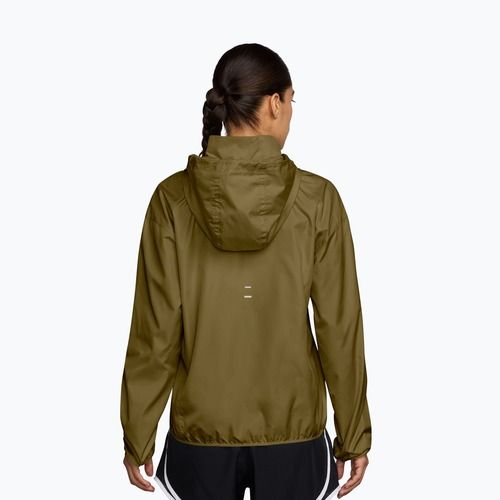 Дамско яке за бягане Nike Tempo Repel olive flak