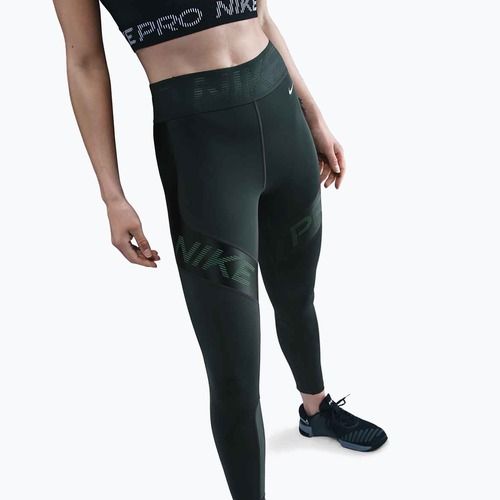 Дамски клин за тренировка Nike Pro Sculpt High-Waisted 7/8 seaweed/vintage green/white