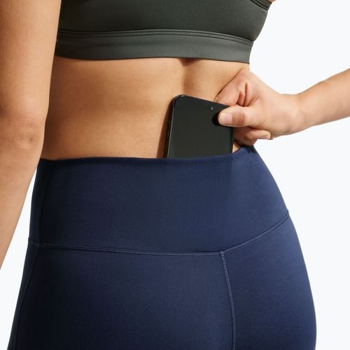 Дамски клин Nike One Seamless Front High-Waisted midnight navy/white