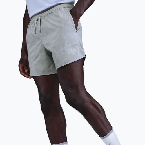 Мъжки шорти за бягане Nike Stride Brief-Lined 5“ light smoke grey