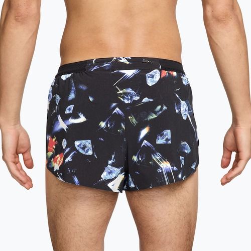 Мъжки шорти за бягане Nike AeroSwift Dri-Fit ADV Brief Lined 2" black/laser orange