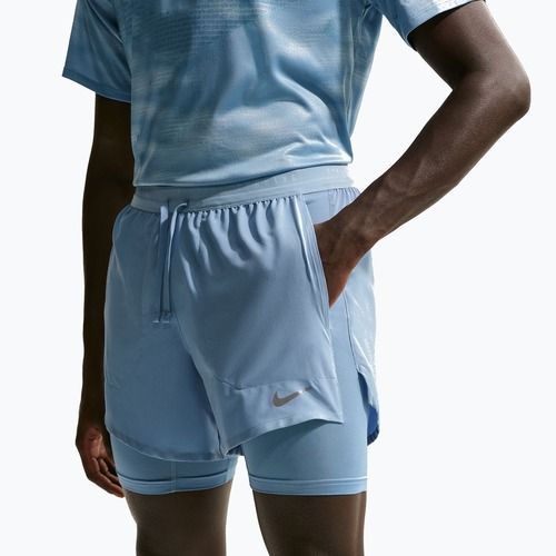 Мъжки шорти за бягане Nike Stride Dri-Fit Hybrid 5“ work blue