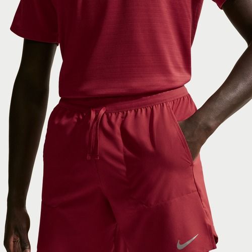 Мъжки шорти за бягане Nike Stride Dri-Fit Brief-Lined 7" team crimson