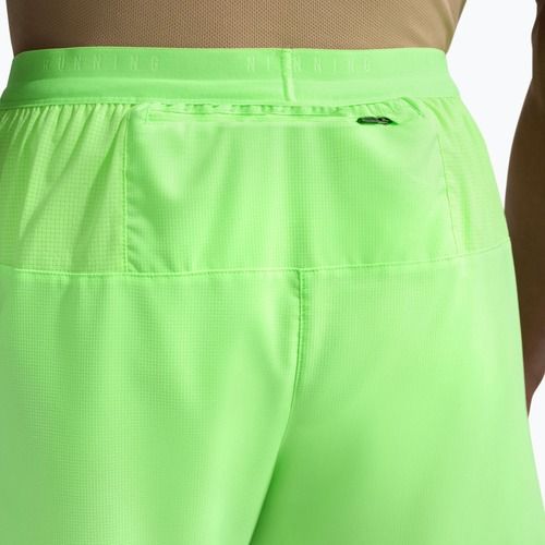 Мъжки шорти за бягане Nike Stride Dri-Fit Brief-Lined 7" lime blast
