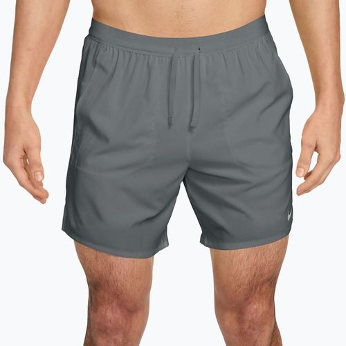 Мъжки шорти за бягане Nike Stride Dri-Fit 2in1 7“ smoke grey