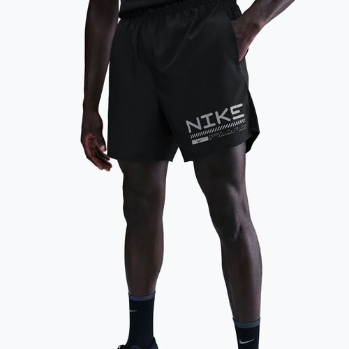 Мъжки шорти за бягане Nike Challenger Winterized 2in1 black/anthracite