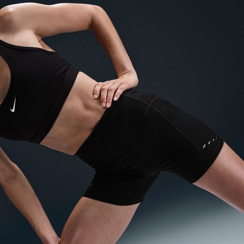 Дамски шори за бягане Nike Swift High-Waisted 4“ black