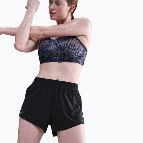 Дамски шорти за бягане Nike AeroSwift Dri-Fit ADV Mid-Rise 3" black/white