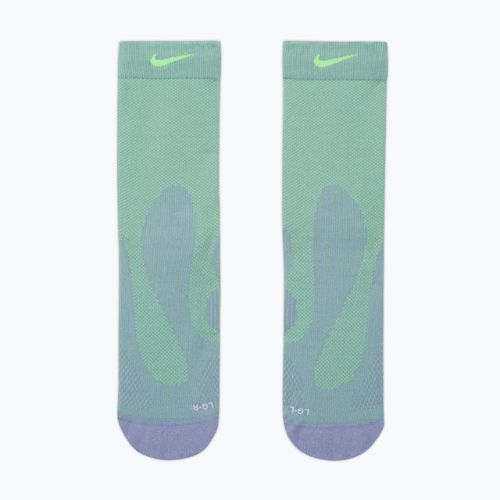 Чорапи Nike Running Lightweight Crew iron purple/voltage green/voltage green