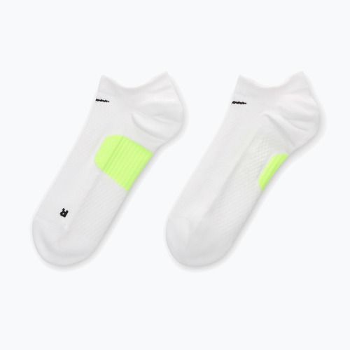 Чорапи Nike Running Midweight No-Show white/volt/black