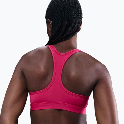 Спортен сутиен Nike Swoosh Light Support rush pink/white