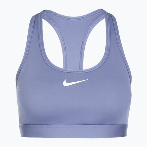 Спортен сутиен Nike Swoosh Medium Support world indigo/white